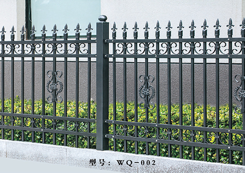 武汉小区栏杆-锌钢喷涂护栏